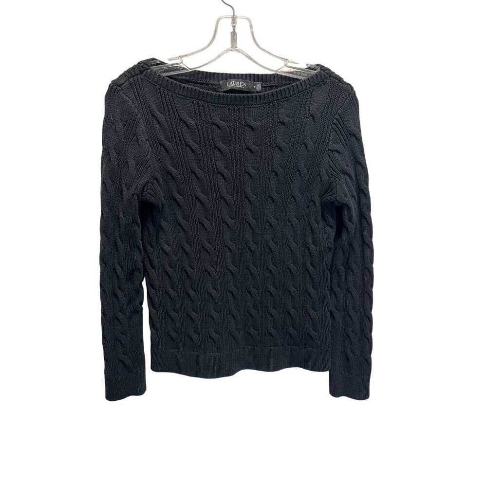 Lauren Ralph Lauren cable net sweater woman’s size med